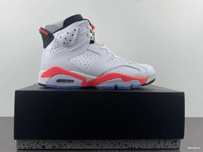 Cheap TBK Infrared Retro Jordan (2014) White 384664-123 6 0709